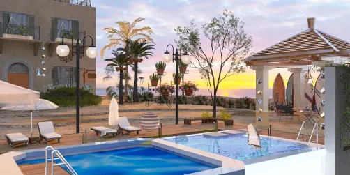 Ocean side/ Pool side