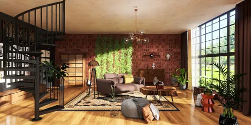 Industrial living room