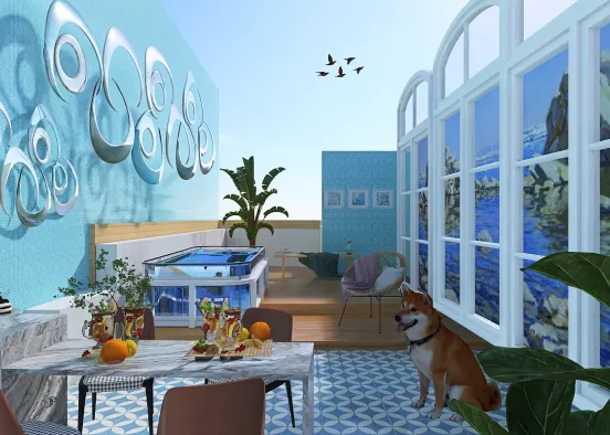 # Outdoor Space 😊😎 Renderização de Design