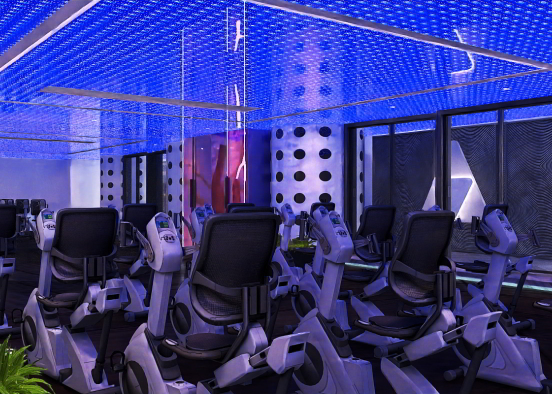 Spin class. Design Rendering