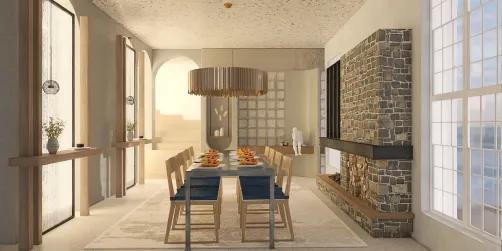 Stone dining