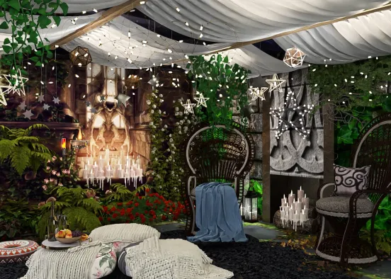 # BACKYARD SERENITY 🕯️🕯️🕯️🕯️ Renderização de Design