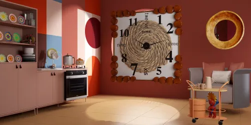 Cocina con color