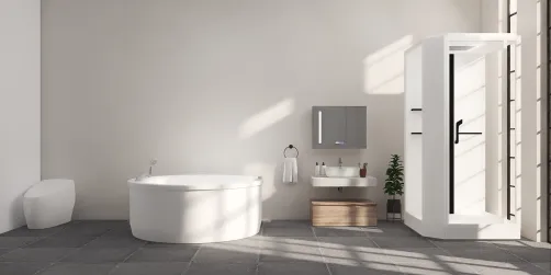 Aesthetic bathroom