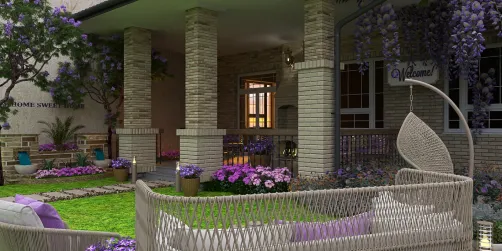 Lavender Haven Porch