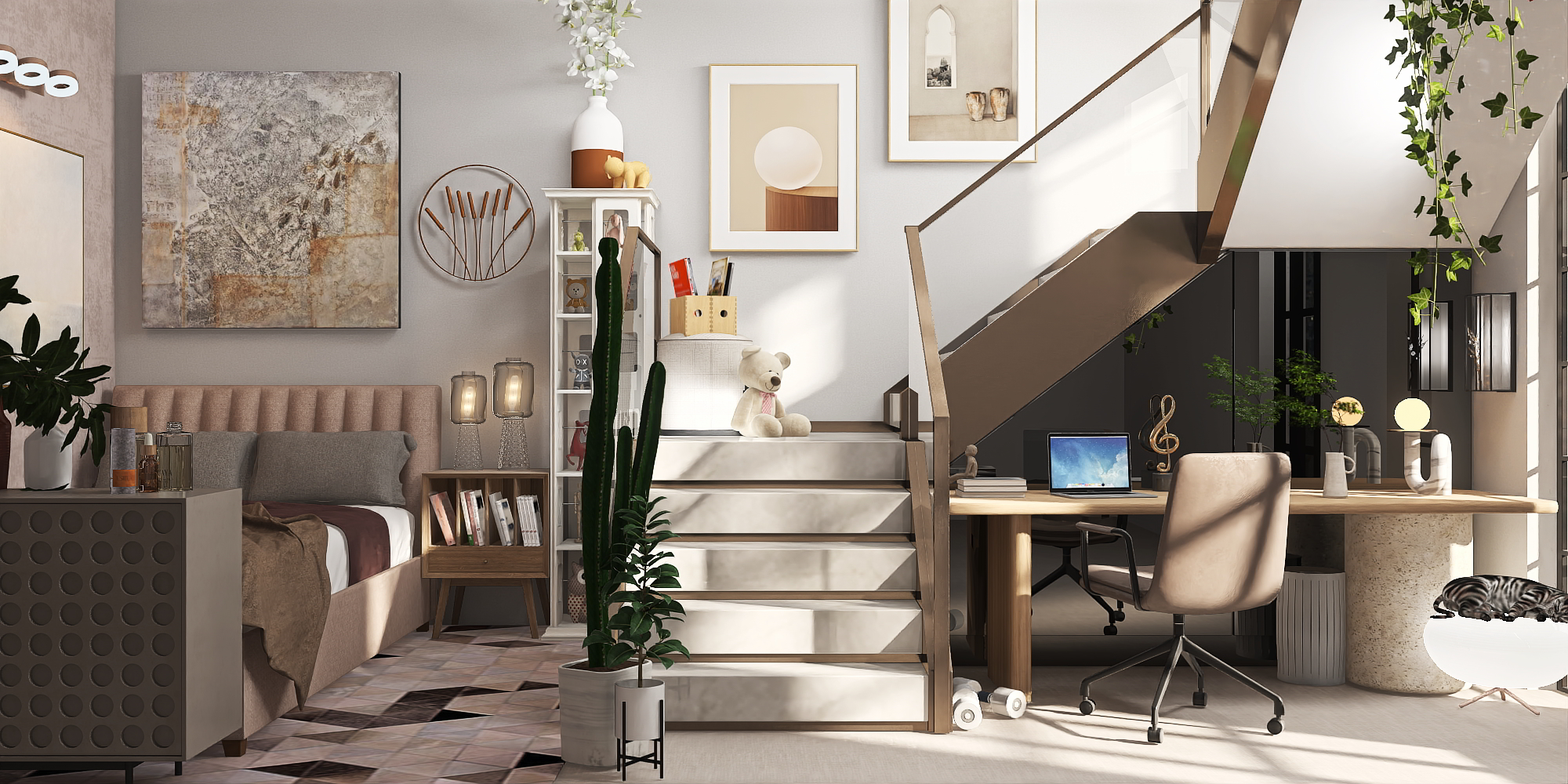 Finally used stairs lol