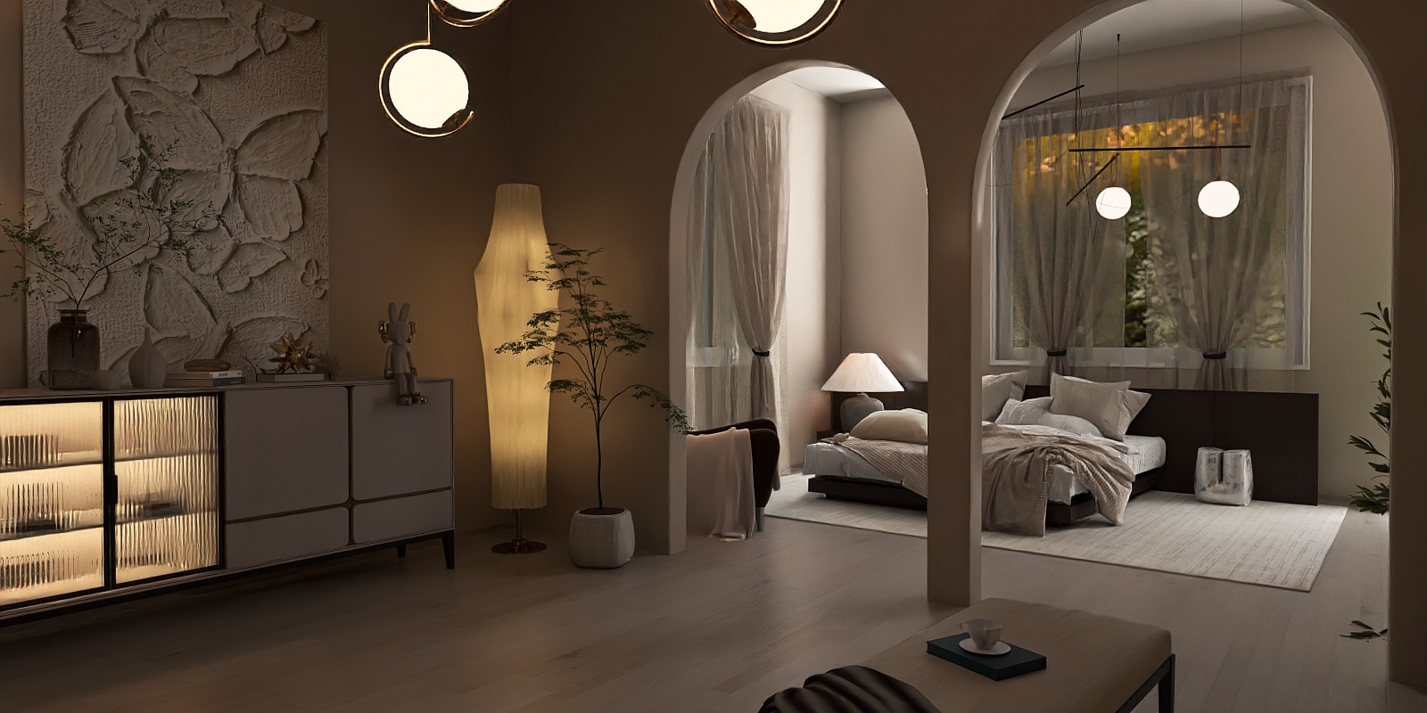 
Golden Serenity 3D views

