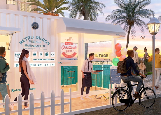 Seaside Shops 🏖️🛍️ Design Rendering