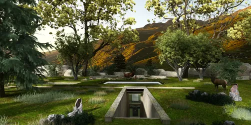A small underground home in nature 💚
