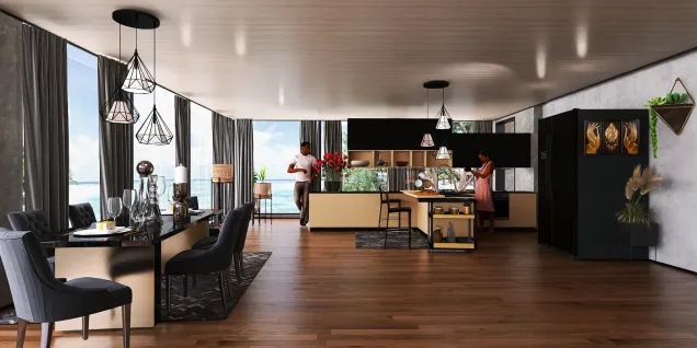 Nay 'ShoNuff Dream Kitchen w/ Skyline & Ocean View
