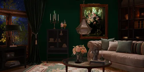 English Green and Pink