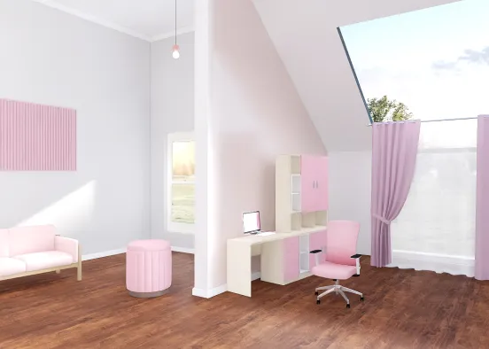 A perfect Barbie dreamhouse by J.
 Design Rendering