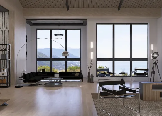 Bauhaus Modern Living  Design Rendering