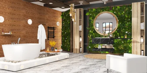 Tropical bathroom 