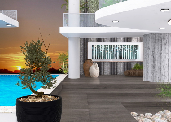 Tropical Sunset 🌅  Design Rendering