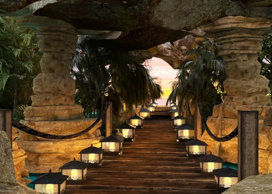 # Magical Sunsets... Renderização de Design