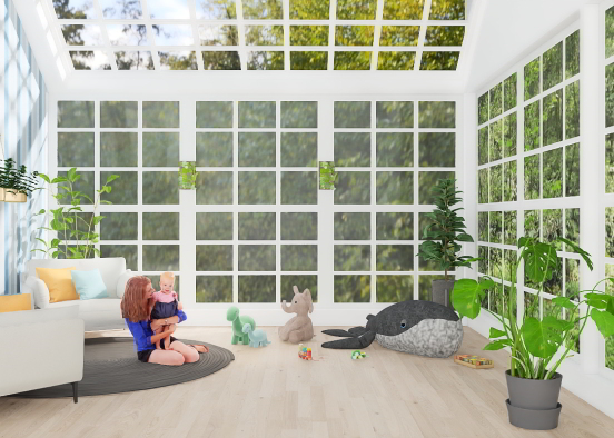 Outdoor/Indoor play room Design Rendering