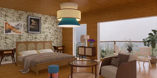 Bedroom for the spring 