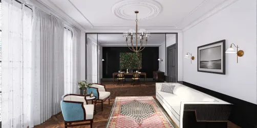 Modern Traditional Living/Dining