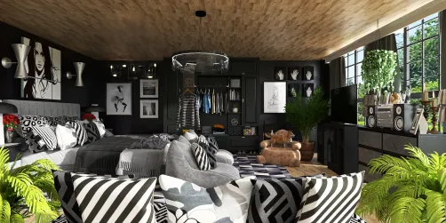 Master bedroom 🖤🤍🩶
