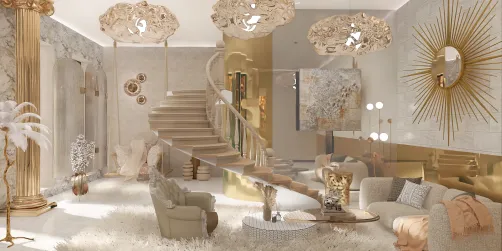 Royal gold and white fantasy...🤎🥂🤗🧡