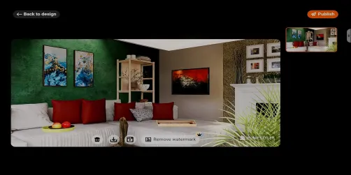 Colorful Latin America Living Room