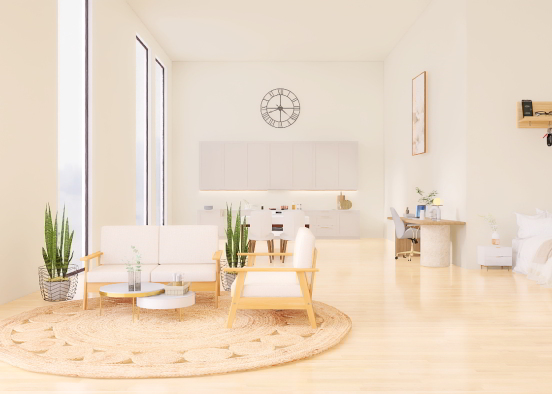 Everything you need in one room Design Rendering