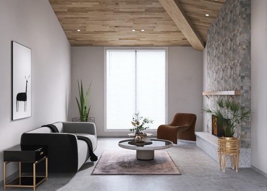 Modern living room 🤍 ✨️ Design Rendering