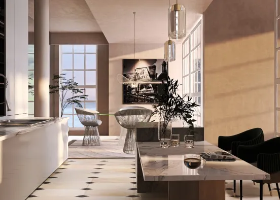 # 20250323 The evening light Renderização de Design