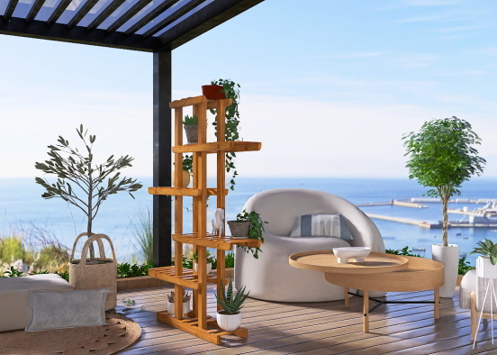 Soft dream terrace Design Rendering