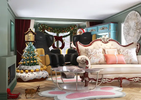 Christmas room for the old Design Rendering