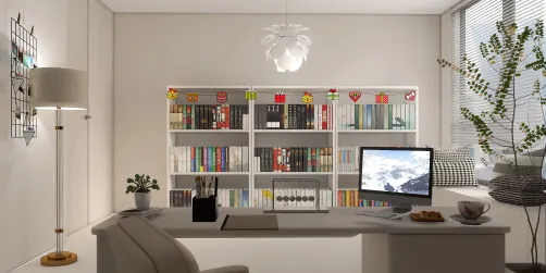 تصميمي لمكتب منزلي 