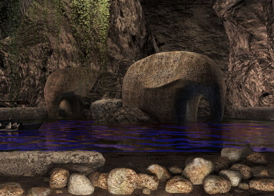 Elephant 🐘 Stone Caves 💗💗 Design Rendering