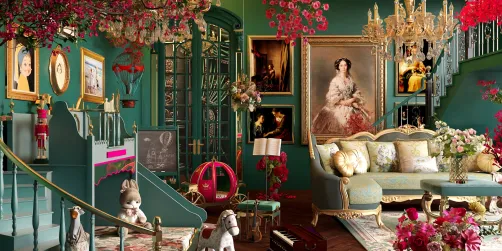 Victorian Family Room