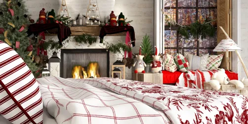 Decorate My Room for Christmas 