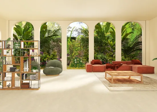 A cozy jungle  Design Rendering