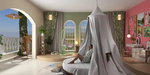 Spring colorful room