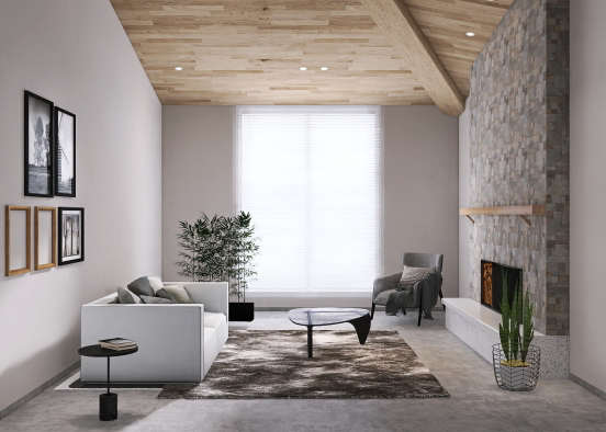 Living Room K.Y Design Rendering