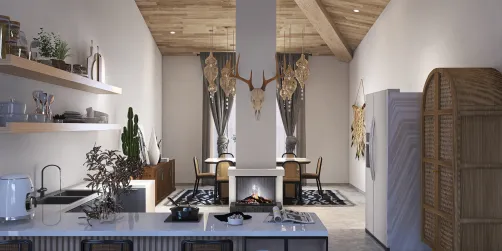 Texan BoHo kitchen