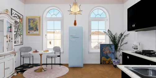 Black kitchen 