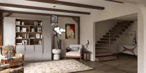 l wanted mix between bohemian style and modern 