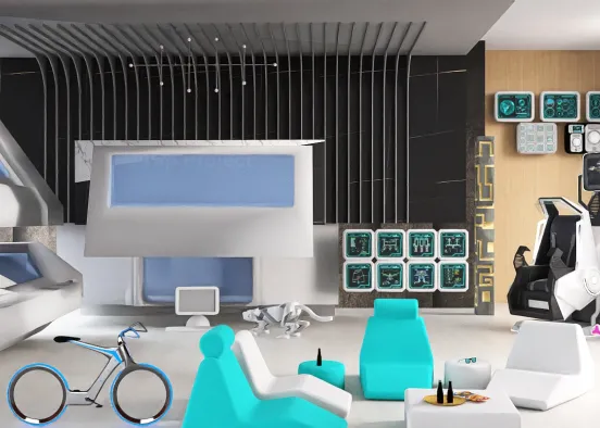 # Espaço Futurista Визуализация дизайна