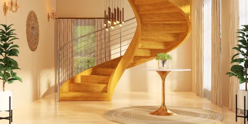 empty space under stairs 