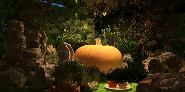 giant pumpkin meets sweet orange 
