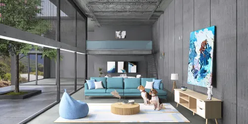 Interiorismo (colores fríos)