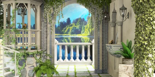 Lakeside veranda 