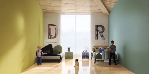 David & Randell’s room