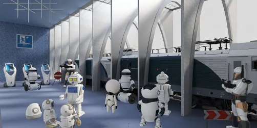 Robolandia Train Station