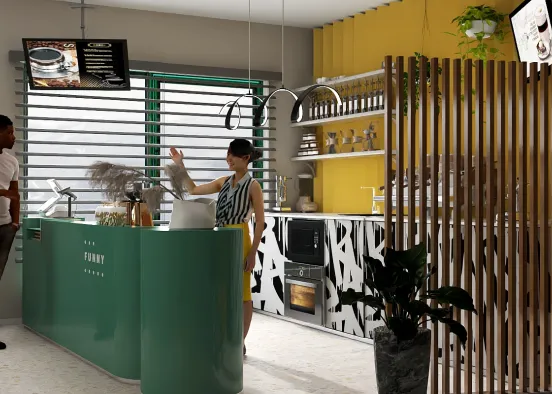 # Just a cafe Renderização de Design