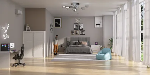 A quite Simple Bedroom Design.!